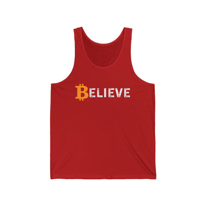 Believe (Bitcoin, Crypto) Unisex Tank Top