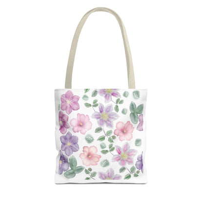 Summer Graphic Wild Flower Tote Bag