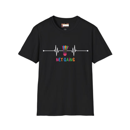 Badminton Game Day Graphic Comfort Unisex T-shirt