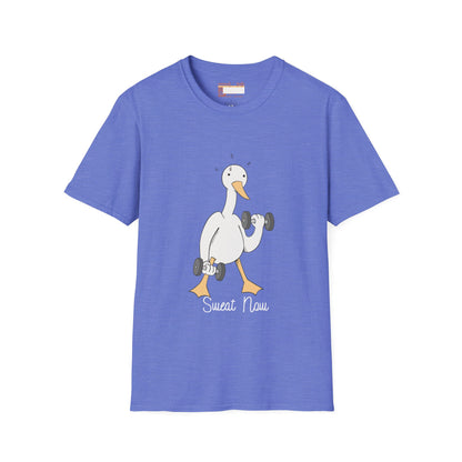 Graphic Designed Goose Sweating Out Unisex Comfort Styled T-shirts