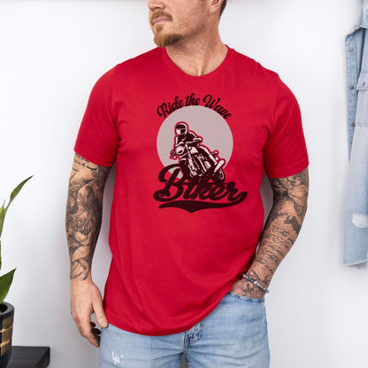 Ride The Wave Bikers Ultimate Comfort Styled Graphic T-shirt