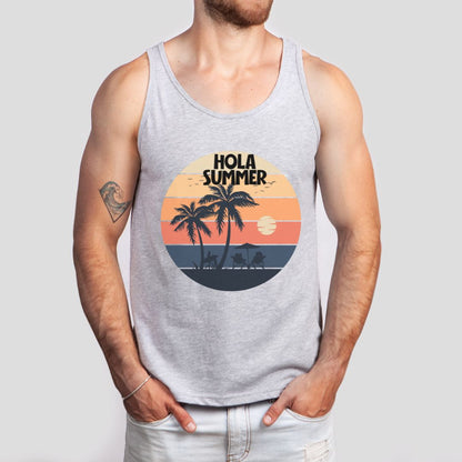 Hello This Summer Ultimate Comfort Styled Unisex Tank Top