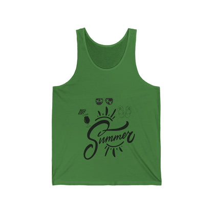 Beach Lovers Ultimate Comfort Styled Funny Unisex Summer Tank Top