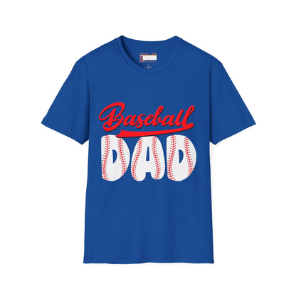Graphic Base Ball Dad Comfort Styled T-shirts