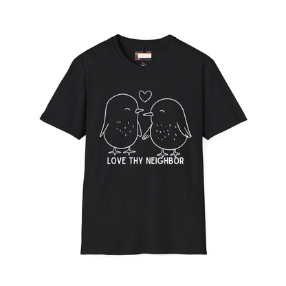Graphic Christian Bible Gospel Unisex Comfort T-shirt, Christian Love Thy Neighbor Tees