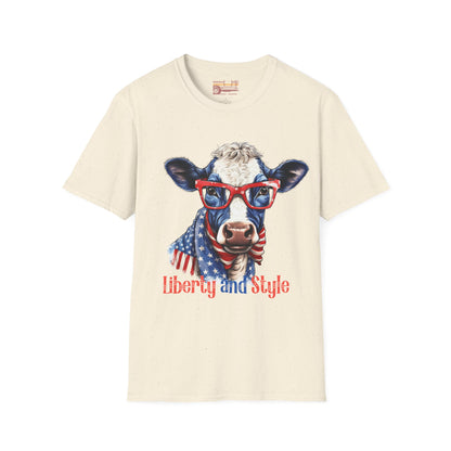 Liberty and Style July 4th Independence Day Ultimate Comfort Unisex T-shirt