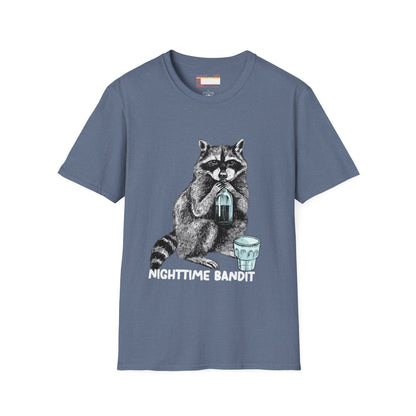Graphic Designed Minimalist Racoon the Bandit Unisex Comfort Styled T-shirts