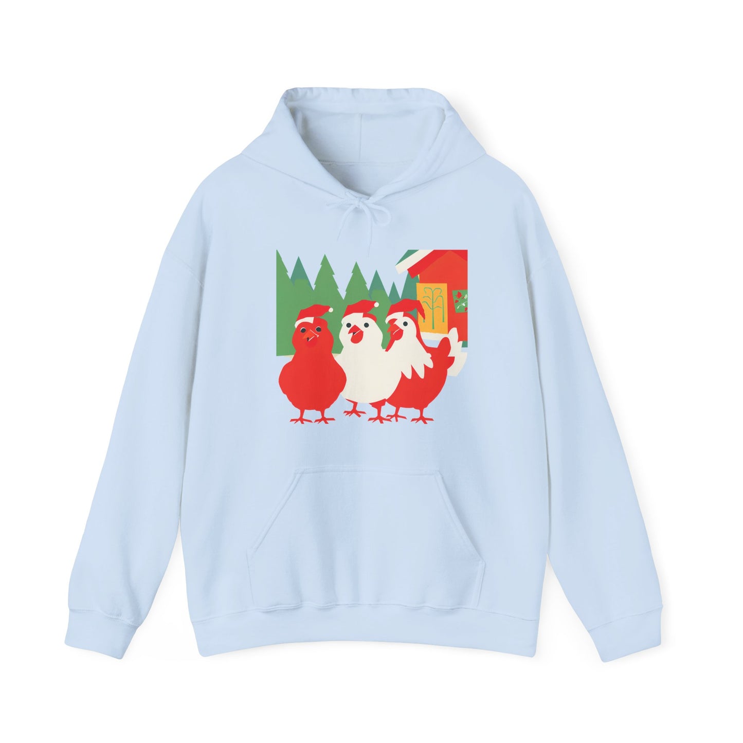 Unisex Heavy Blend Christmas Chicken Hoodie