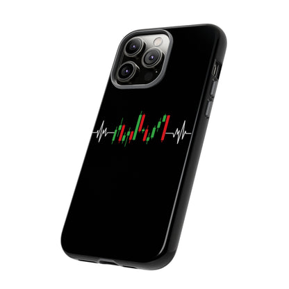 Bearish And Bullish Chart Candles (Stock Market) iPhone Case