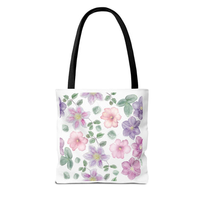 Summer Graphic Wild Flower Tote Bag