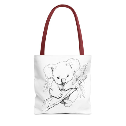 Summer Graphic Panda Tote Bag