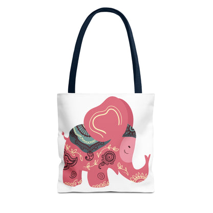 Summer Graphic Elephant Tote Bag