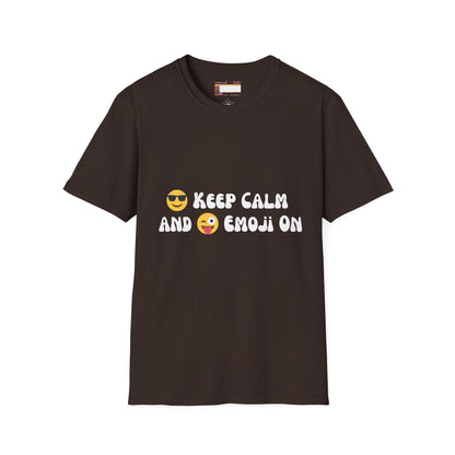 Graphic Emojis Designed Comfort Styled Minimalist T-shirts