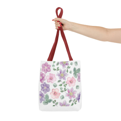 Summer Graphic Wild Flower Tote Bag