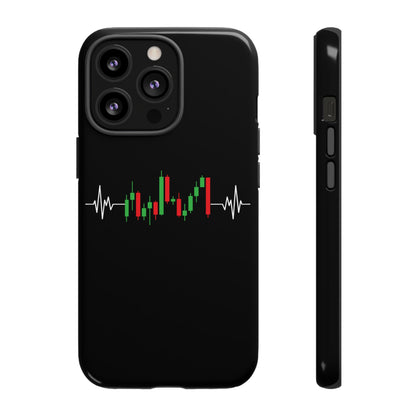 Bearish And Bullish Chart Candles (Stock Market) iPhone Case