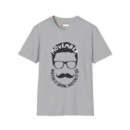 Movember Moustache Bearded Gang Graphic Comfort Unisex T-shirt
