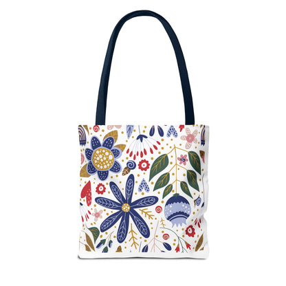 Summer Graphic Wild Flower Tote Bag