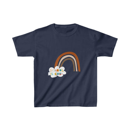 Designed Kids School Is Cool Graphic Print T-shirts