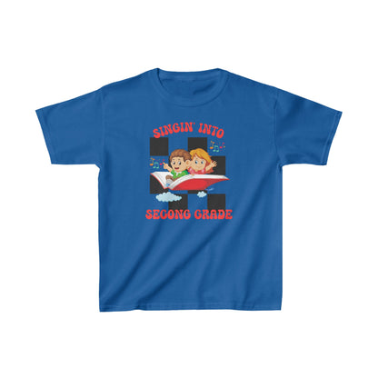Unisex Kids Singing Into Second Grade Ultimate Comfort T-Shirts