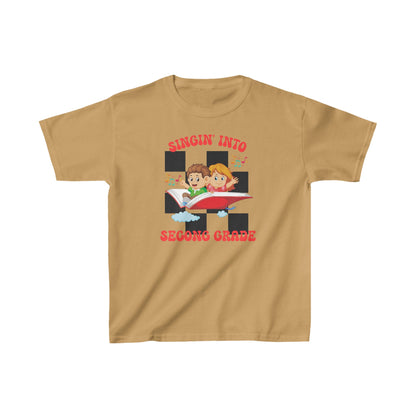 Unisex Kids Singing Into Second Grade Ultimate Comfort T-Shirts