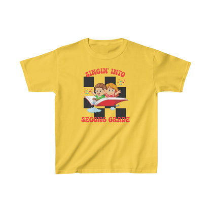 Unisex Kids Singing Into Second Grade Ultimate Comfort T-Shirts