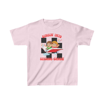 Unisex Kids Singing Into Second Grade Ultimate Comfort T-Shirts