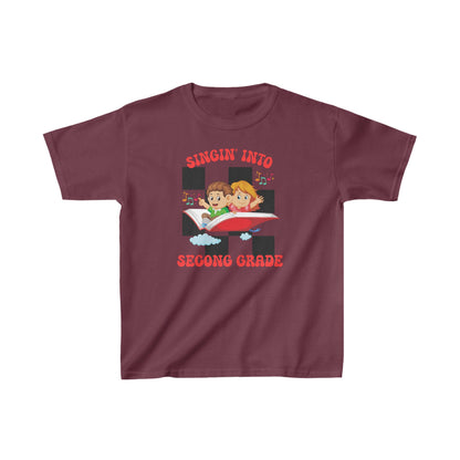 Unisex Kids Singing Into Second Grade Ultimate Comfort T-Shirts