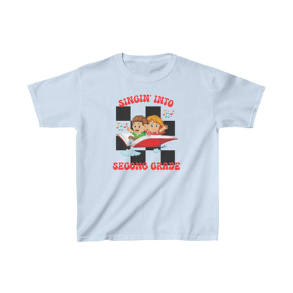 Unisex Kids Singing Into Second Grade Ultimate Comfort T-Shirts