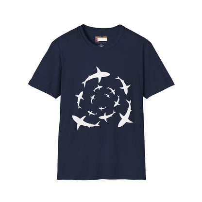 Graphic Designed Shark Attack Unisex Comfort Styled T-shirts