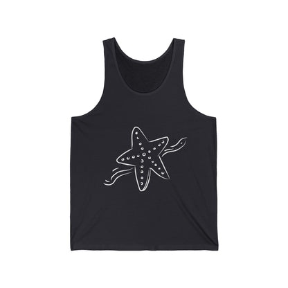 Starfish Beach Lovers Ultimate Comfort Styled Funny Unisex Summer Tank Top