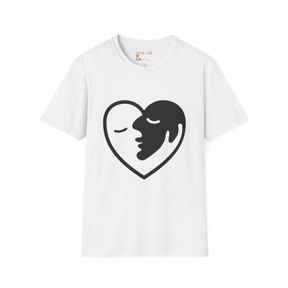 Love Designed Two Faced Unisex Minimalist Comfort T-shirt