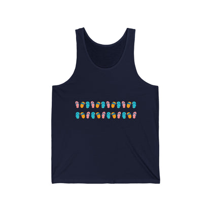 Beach Lovers Ultimate Comfort Styled Funny Unisex Summer Tank Top