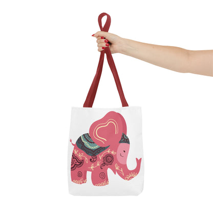 Summer Graphic Elephant Tote Bag