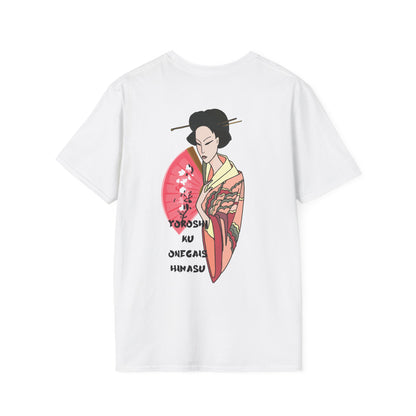 Japanese Lady Designed Graphic Ultimate Comfort Styled Unisex T-shirt