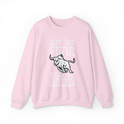 Buy The Fear Sell The Greed (Stock Market) Unisex Sweatshirt