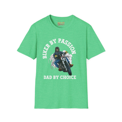 Biker By Passion Dad Ultimate Comfort Unisex Fathers Day T-shirt