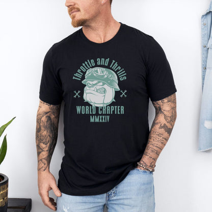 Throttle and Thrills Rider Ultimate Unisex Comfort Styled T-shirt