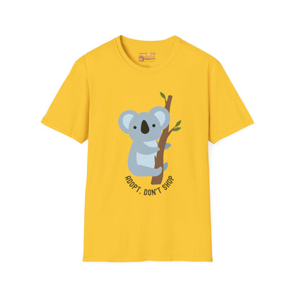 Adopt, Don't Stop Ultimate Comfort Unisex Animal Lovers T-shirt