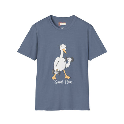 Graphic Designed Goose Sweating Out Unisex Comfort Styled T-shirts