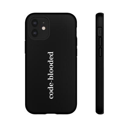 Code Blooded (Technology Programmers) iPhone Case