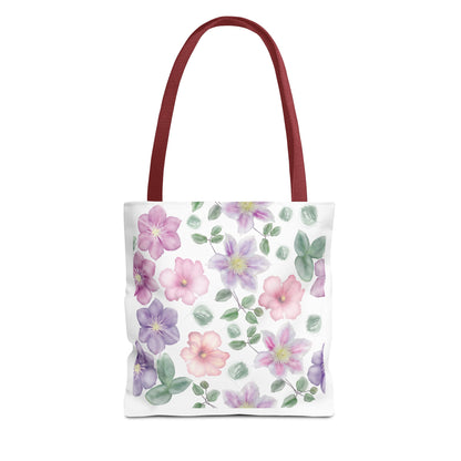 Summer Graphic Wild Flower Tote Bag