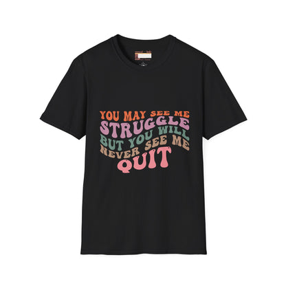 Graphic Quotes Designed Comfort Unisex T-shirt