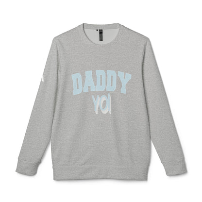DTG adidas® Unisex Fleece Crewneck Daddy Yo Fathers Day Fathers Gift Sweatshirt
