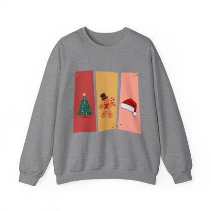 Graphic Designed Holiday Christmas Unisex Crewneck Sweatshirt