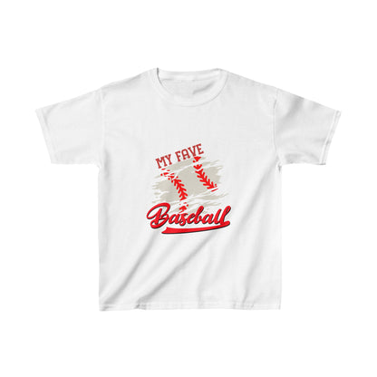 Designed Kids Fave Baseball Graphic Print T-shirts