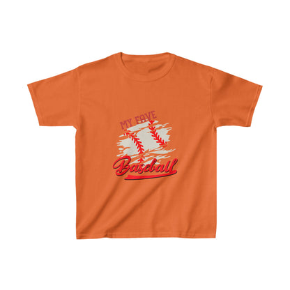 Designed Kids Fave Baseball Graphic Print T-shirts