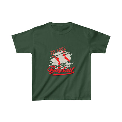 Designed Kids Fave Baseball Graphic Print T-shirts