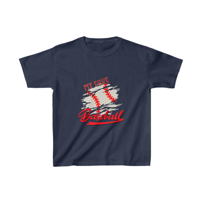 Designed Kids Fave Baseball Graphic Print T-shirts