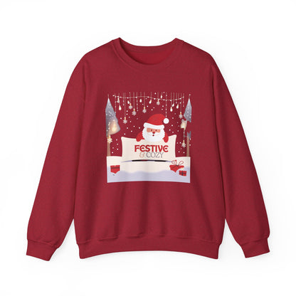 Graphic Designed Holiday Christmas Unisex Crewneck Sweatshirt