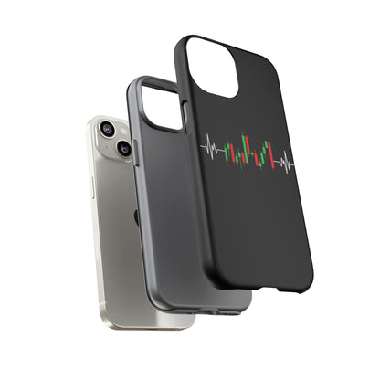 Bearish And Bullish Chart Candles (Stock Market) iPhone Case